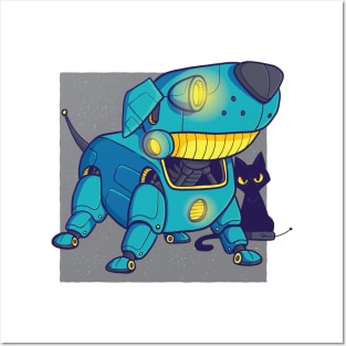 Robot Dog Posters and Art